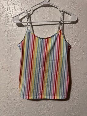 Calvin Klein Women’s Rainbow Stripe Tank Top